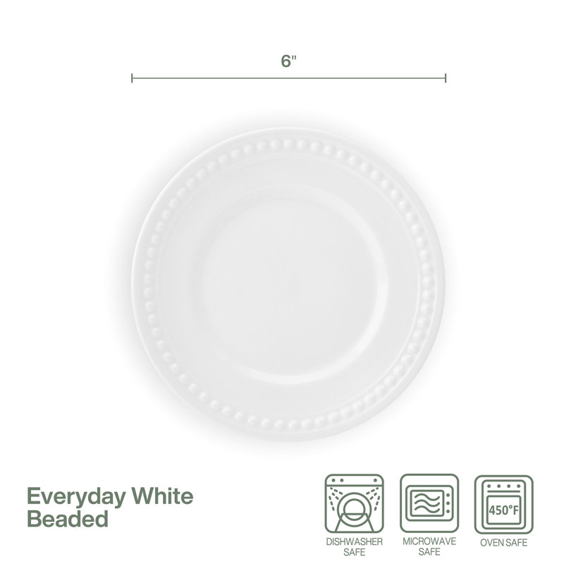 Ensemble de 6 assiettes à apéritif Fitz And Floyd Everyday