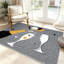 Tapis transparent transparent lavable à la machine, champagne et bouteille-133456131