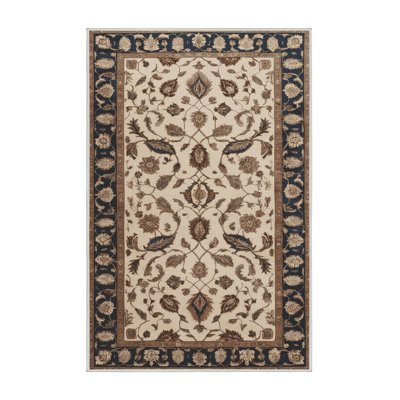 Tapis beige lavable à la machine
