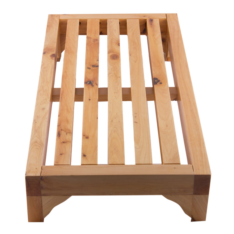 Natural Cedar Wood 24" Multi-Purpose Stepping Stool