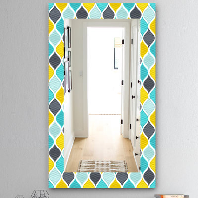 Miroir mural bohémien et éclectique ornement
