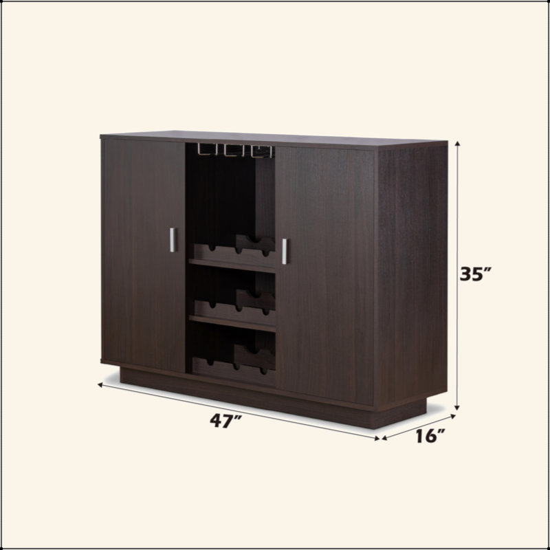 Armoire à vin à finition espresso II