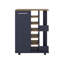 Chariot-bar H 32,3 po, 1 porte, 10 tablettes