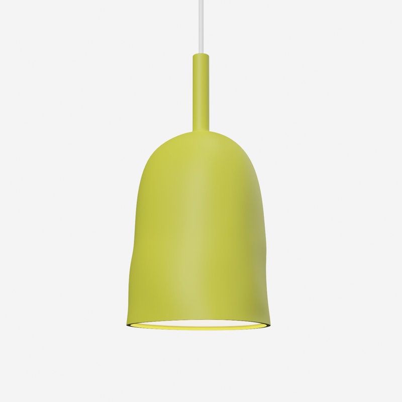 Vessel Pendant Light, 21" H x 14.5" W x 9" D, White, Sunrise