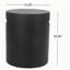 Outdoor LightWeight Concrete Side Table,Copper