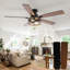 132.08 cm Ceiling Fan with Light Kit