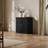 Modular Storage Hinge Cabinet with Door and Adjustable Shelves  (Set of 1), Black-1916654670