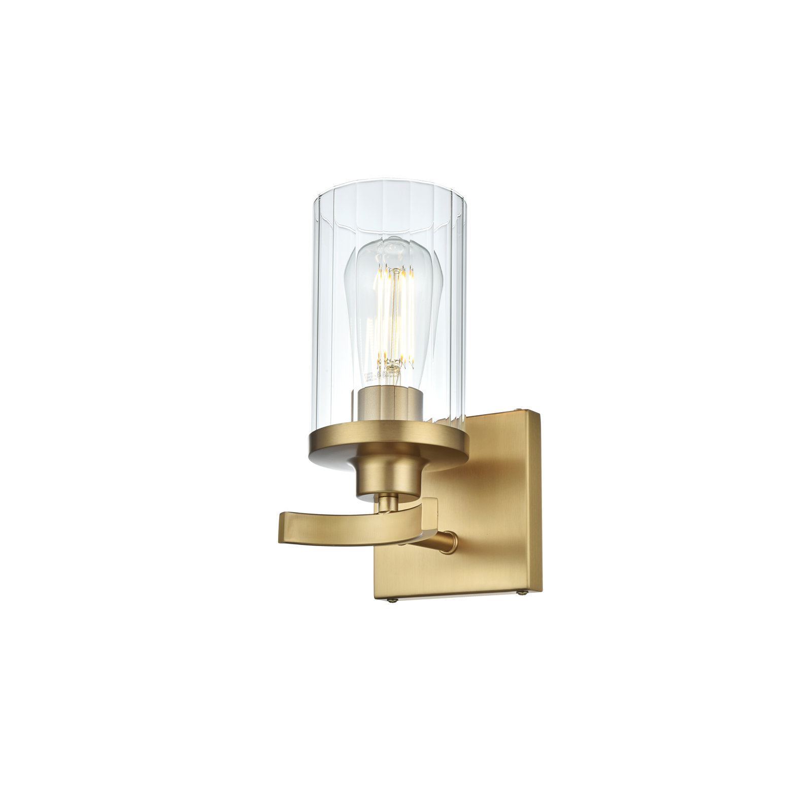 Dariela Dimmable Vanity Light, Gold, 1 Light, 10" H x 5" W x 5" D