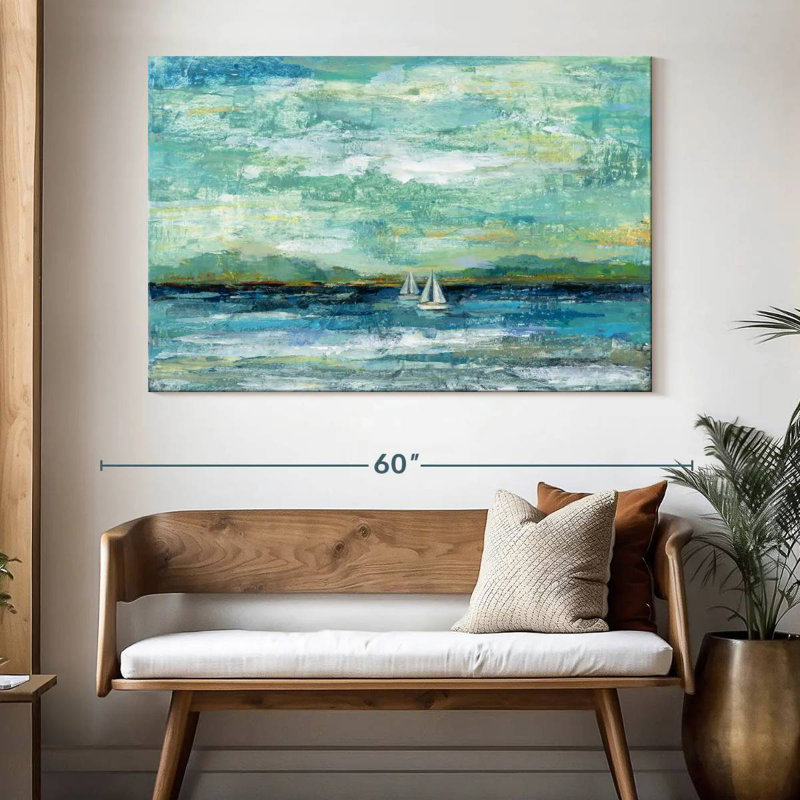 Avery Calm Lake Scene, 34" H x 51" W