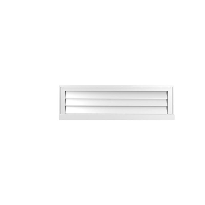 Cadre de seuil Brickmould, brun clair apprêté, H 12 po x l 40 po x P 2 po