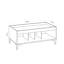 Salcombe Four Leg Coffee Table with Storage