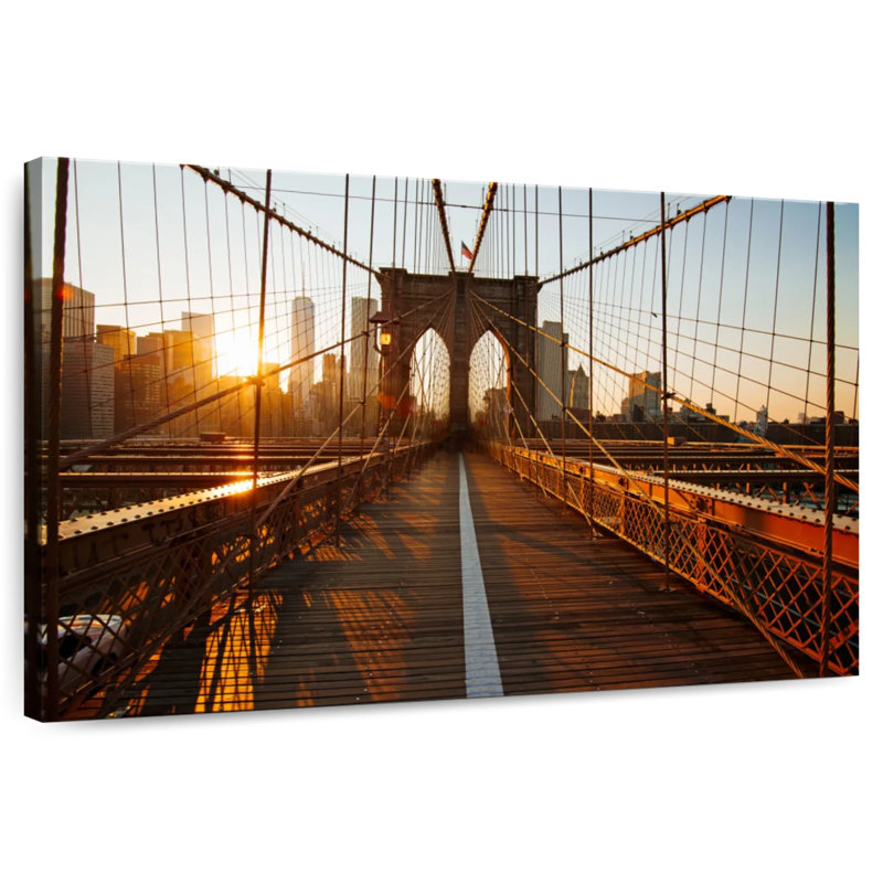Lilie Radiant Brooklyn Bridge, H 32 po x l 48 po