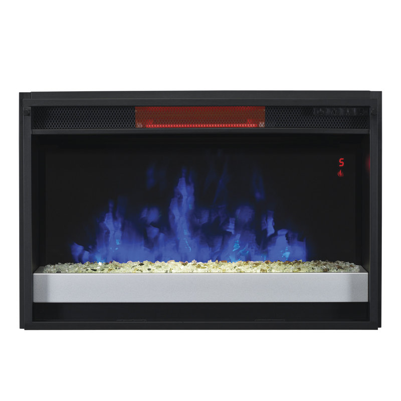 27'' W Electric Fireplace Insert