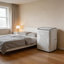 Climatiseur portatif 5-en-1 de 14 000 BTU avec télécommande, refroidissement, ventilateur, déshumidification, modes veille et automatique, affichage DEL, jusqu'à 650 pieds carrés