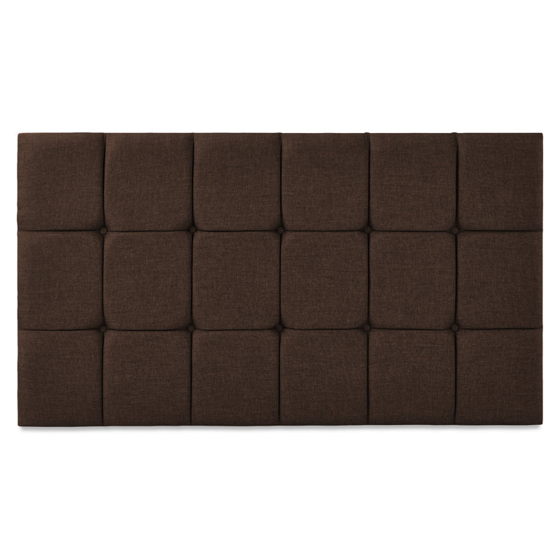 Brickhouse Upholstered Headboard, Small Double (4'), Brown