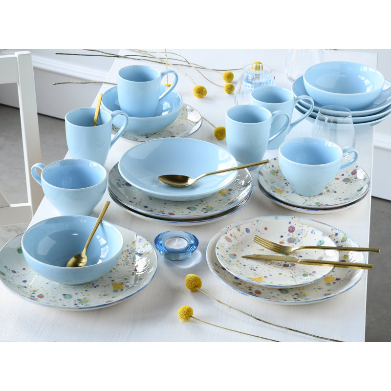 Candy Drops 12 Piece Stoneware Dinnerware Set - Service for 4