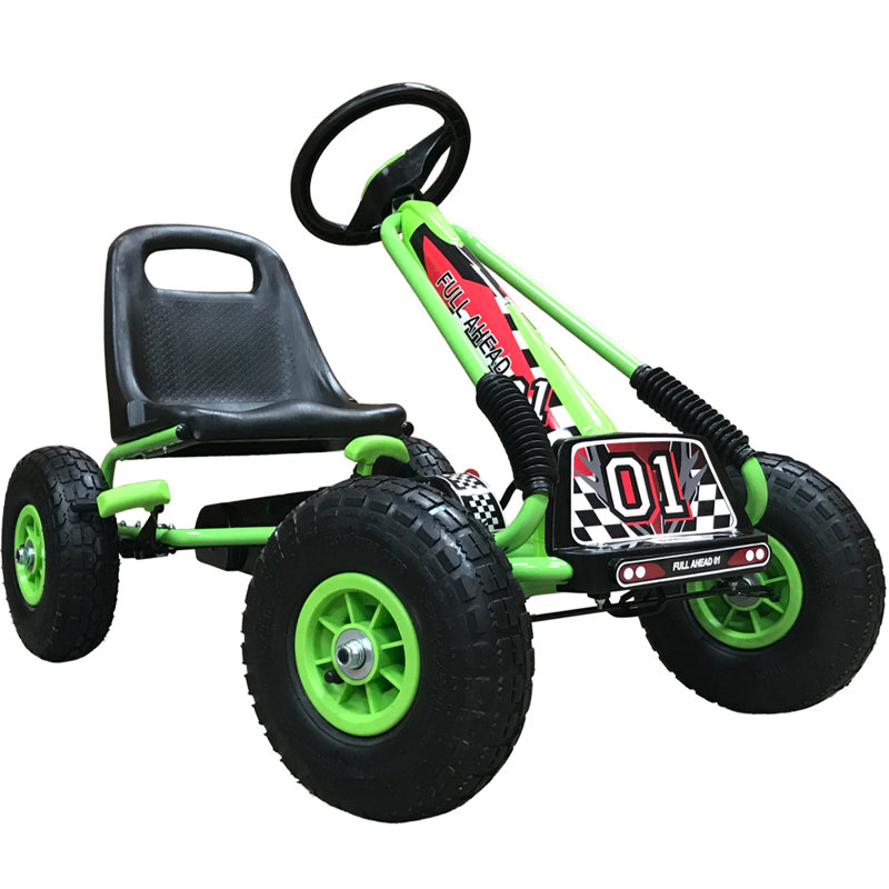 Pylant Zoomie Kids Push/Pull Ride On, Green