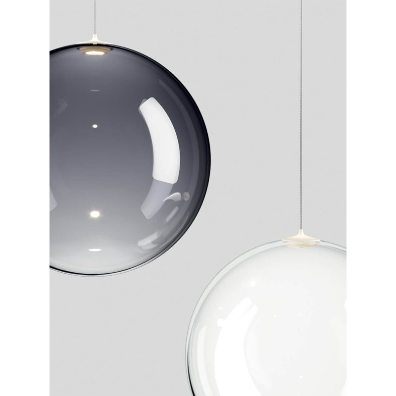 Lodes Solo 10 Suspension Lamp Low-V, Frosted White