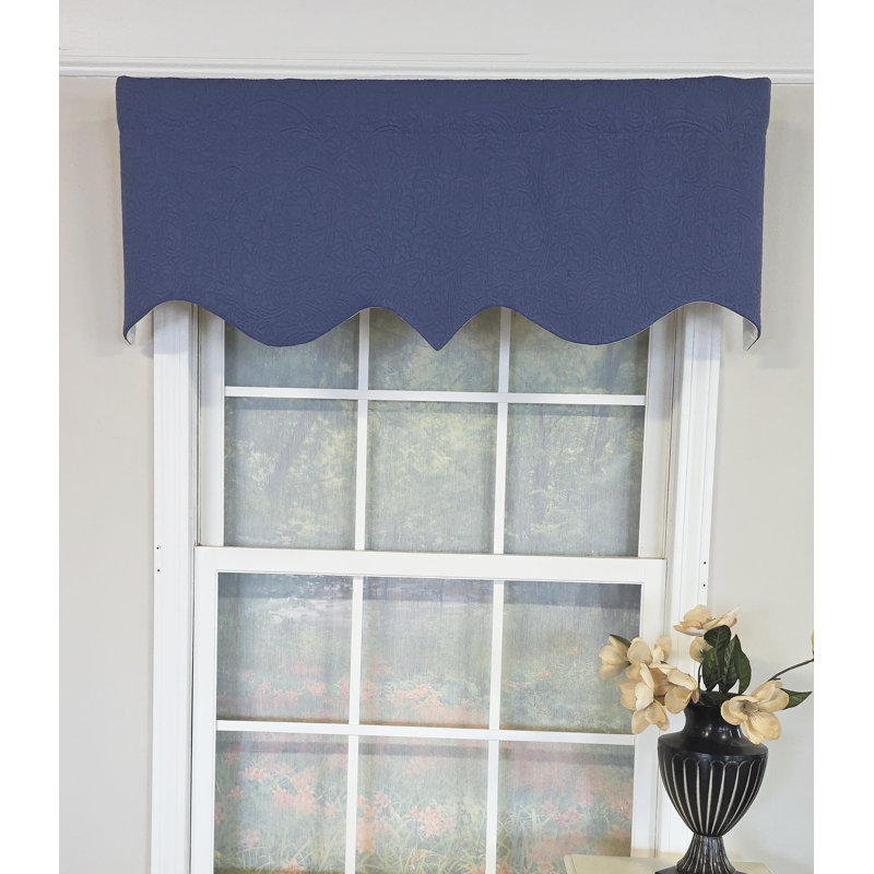  Cantonnière matelassée Regal matelassée, Bleu