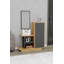 Albero Hallway Console Table with Cabinet, Shelves and Wall Mirror