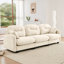 Canapé modulaire Elmsforde avec tissu chenille et dossier capitonné-117093330