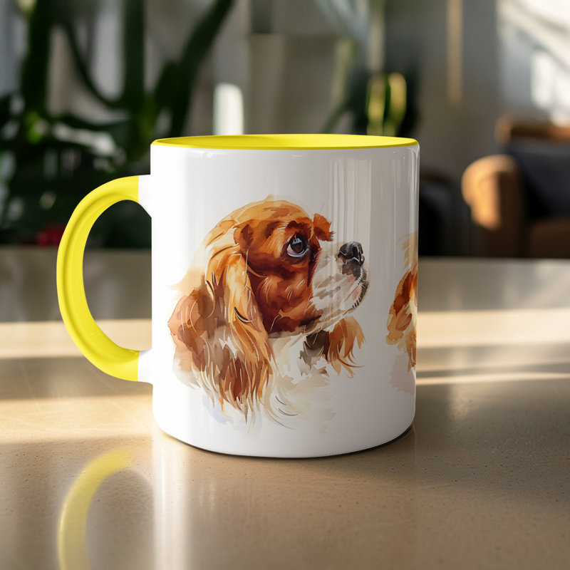 Mug, 2, Yellow