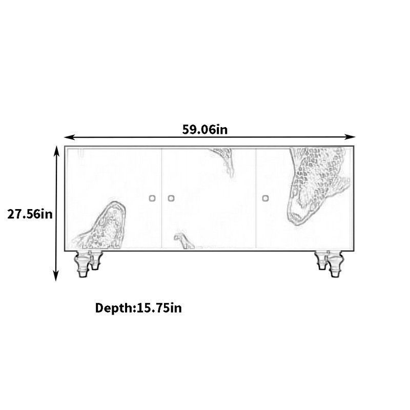 Multifunctional Simple Sideboard