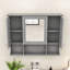 Armoire de salle de bain murale avec tablettes réglables-157039365