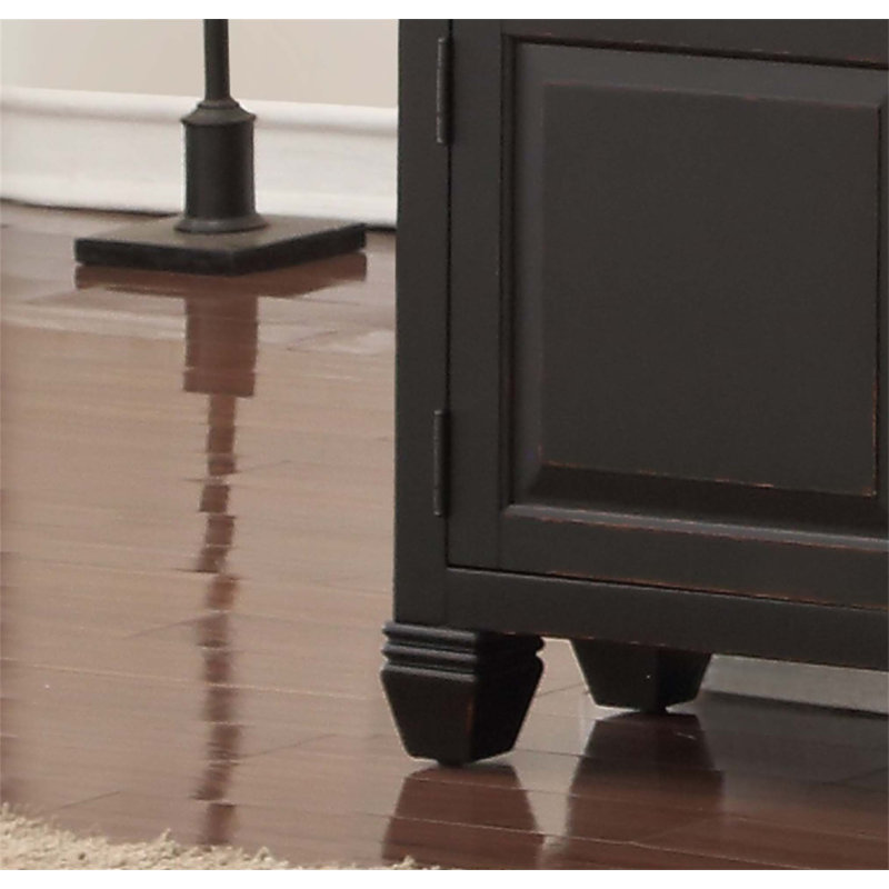 Armoire de gauche avec finition héritage, sans assemblage, idéale pour organiser et présenter des livres et des décorations