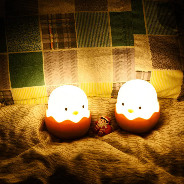 Eggshell Silicone Night Light, Night Lamp Children Chick