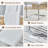 4-Person Dining Table Set,Folding Table With Metal Base,Dining Table With Chairs-789325038