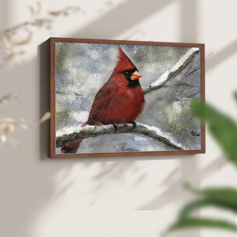 «Chirstmas Art-X», reproduction encadrée, H 22 po x l 28 po, Noyer