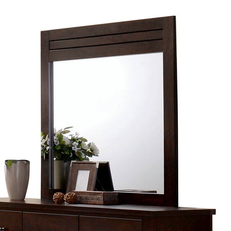 Panang Mahogany Finish Mirror