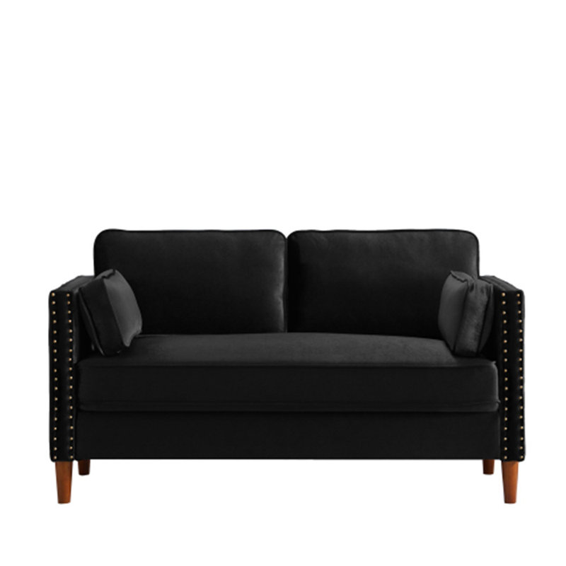 Anuhya Upholstered 57.5 " Linen Blend Loveseat