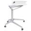 Mobile Sit-Down, Stand-Up Ergonomic Computer Desk-454609951