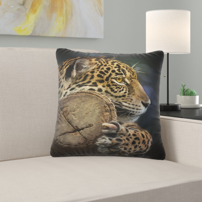Coussin Relaxing Relaxing Jaguar, Rectangulaire, 12 po x 20 po