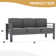 Alturas Standalone Product 73" Wide Outdoor Reversible Patio Sofa with Cushions