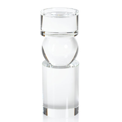 11'' H Glass Tabletop Candlestick