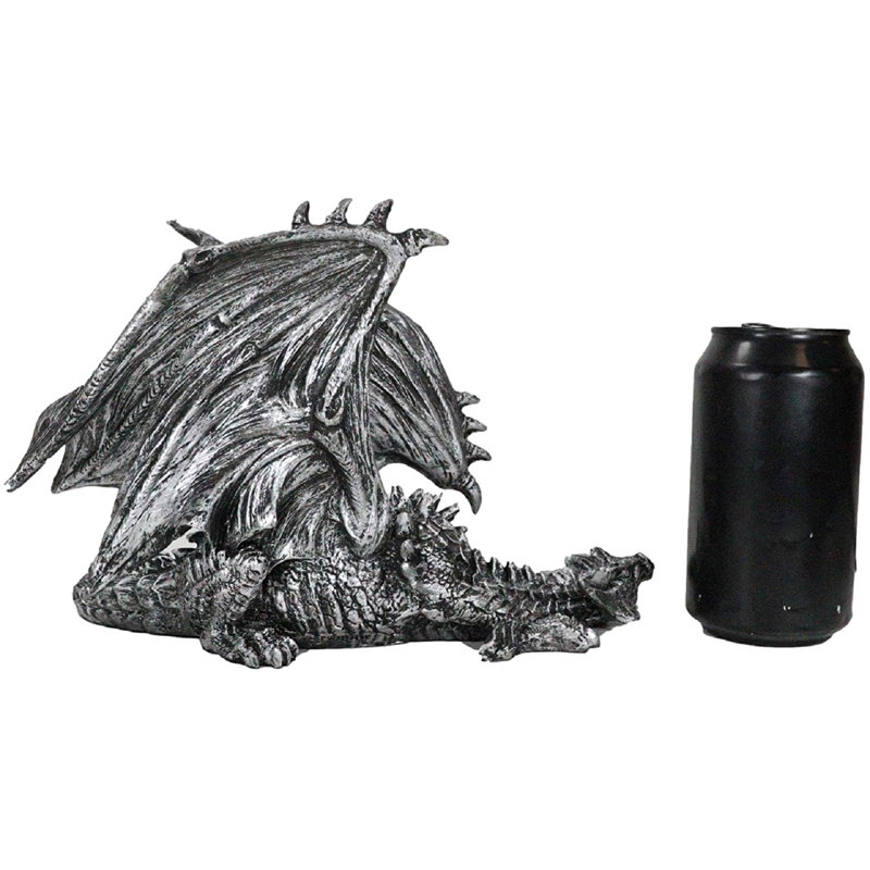 Figurine gothique sentinelle silencieuse Amarren Beowulf, Gris