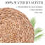 Ensemble de 10 napperons ronds Boho