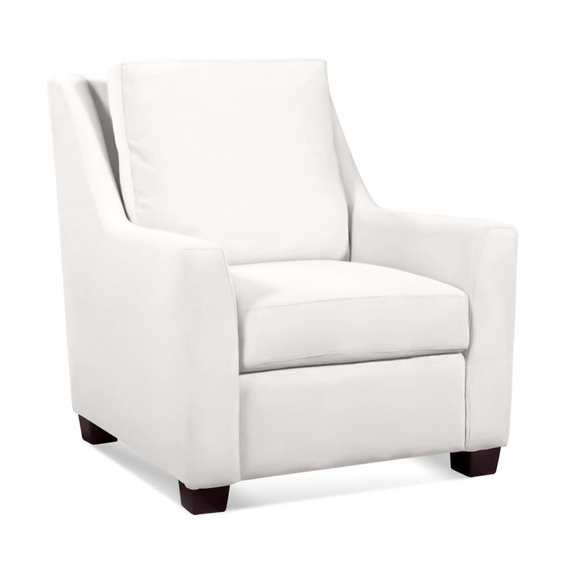 Murakami Gabi 35 inches Wide Armchair, Elite Ivory; 0321-91, Mineral