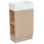 Meuble-lavabo 18,6 po avec lavabo, meuble-lavabo avec tablette à 2 niveaux, orienté vers la gauche ou vers la droite-1640108428