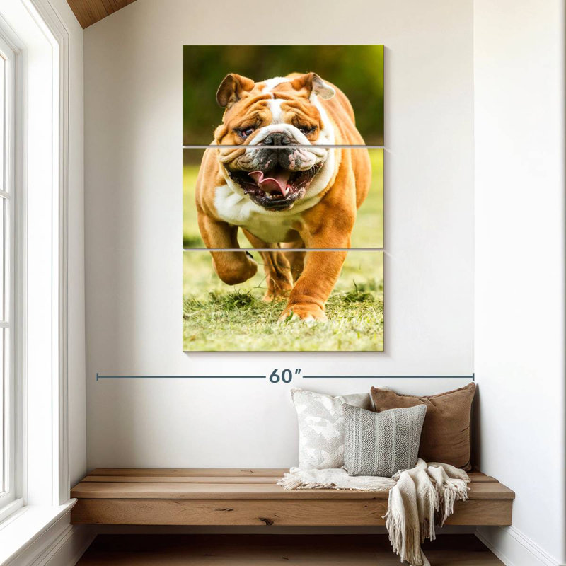 Brampt Running Dog, 50" H x 32" W