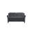 Ibiza 57.87" Round Arm Tufted Back Loveseat-86536468
