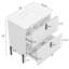 Meuble-lavabo blanc de 30 po avec lavabo en céramique, système de tiroir à fermeture en douceur, aspect cannelé et rangement optimal-1767308136