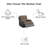40.5" Electric Recliner With LED Lights & USB Port – Breathable Fabric, 400Lb Capacity, One-Touch Adjustment-1463885386