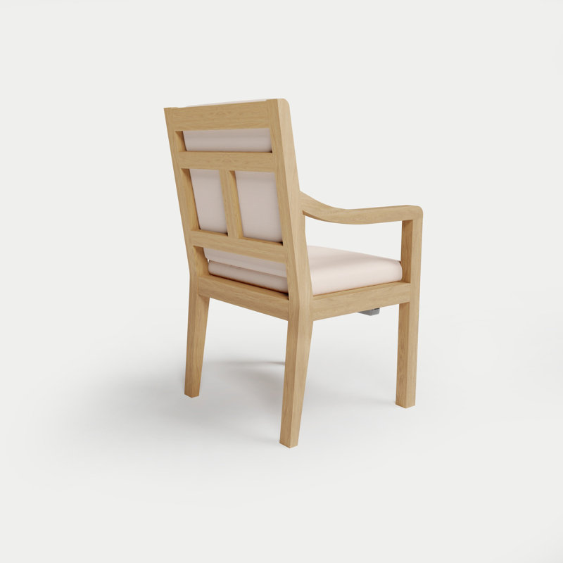 Solerno Heated Dining Armchair — Dove, Bisque