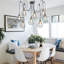 Orchid 8 - Light Black Cluster Pendant