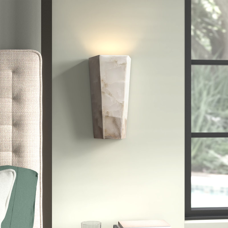 Taj Stainless Steel Flush Mounted Sconce