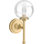 Applique murale d'intérieur 1 lumière avec abat-jour en verre Bellera ™